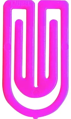 Produktbild von Büroklammern King Klip 32mm VE=30 Stück pink