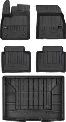Produktbild von OMAC Fußmatten & Kofferraumwanne Set für Ford Focus mk4 2019-2025 5tür Schwarz