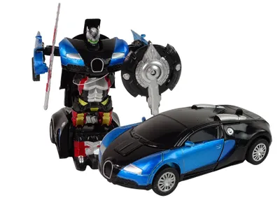 Produktbild von Roboter Transformers Auto Set Roboterauto Spielzeug Rückzugsantrieb, Größe:UNIVERSAL