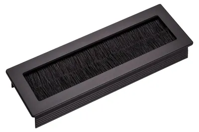 Produktbild von SOTECH Kabeldurchlass TONDO 150 x 70 x 17,3 mm schwarz – Kabeldurchführung Schreibtisch