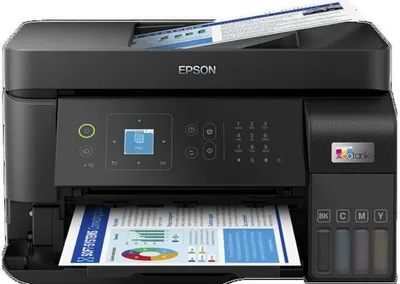 Produktbild von Epson EcoTank ET-4810, Tintenstrahl, Farbdruck, 4800 x 1200 DPI, Farbkopieren, A4, Schwarz