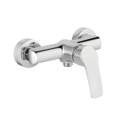 Produktbild von Wand-Duscharmatur Einhebel Chrom, 35-mm-Keramikkartusche, fürs Bad