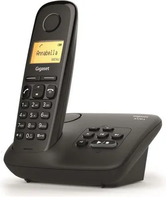 Immagine prodotto di Telefono cordless nero dect con segreteria telefonica Gigaset AL170A NOIR