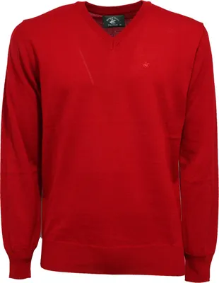 Produktbild von 4962K maglione uomo BEVERLY HILLS POLO CLUB rot mix Wollpullover Mann