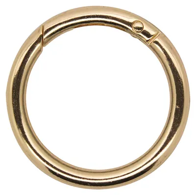 1 Ring Karabiner Innen-Ø34mm gold