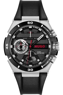 Produktbild von ChronoMeister Armbanduhr Hugo Wild Chronograph 1530336 Herrenuhr Edelstahl Silber Neu