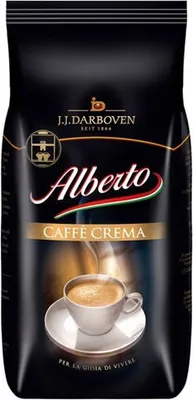 Produktbild von SPARBOX Alberto Caffè Crema + gratis Gourvita Frische-Clip, 4x1000g Bohnen