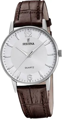Obrázek produktu pro Festina pánské klasické náramkové hodinky kožené hnědé D2UF20690/2