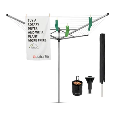 Image de Séchoir à linge de jardin Séchoir à linge en aluminium BRABANTIA 60 mb