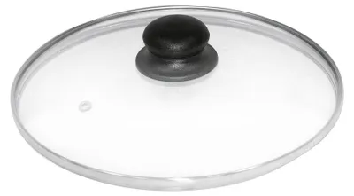 Produktbild von Axentia, Glasdeckel mit Edelstahlrand, 24cm