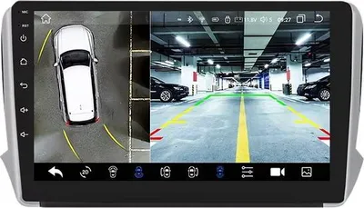 Immagine prodotto di Autoradio con Bluetooth e telecamera – CarPlay – Per Peugeot 2008 e 208 (2014-2018) – Compatibile con Apple e Android – Impianto stereo – Navigazione – Sistema di navigazione
