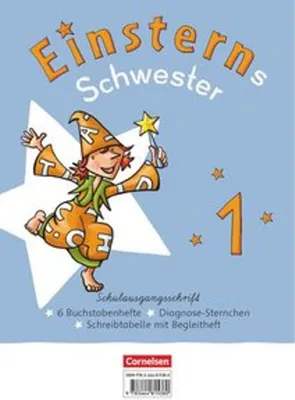 Obrázek produktu pro Einsterns Schwester - Erstlesen 1. Schuljahr - Neubearbeitung 2021 - Schulausgangsschrift: 6 Buchstabenhefte im Paket mit Schreibtabelle und Begleitheften