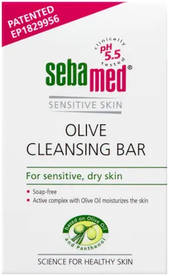 Productafbeelding van Sebamed Zeepvrije Wastablet Olijf (150 gr)