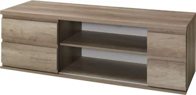 Immagine prodotto di Mobile TV MIRO - 2 vani - Color quercia - 165 x 52 x 55 cm