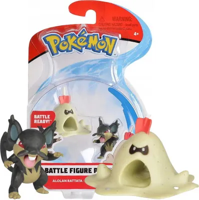 Obrázok produktu pre Pokemon Battle Figures zberateľský predmet Alolan Rattata I Sandygast 2-pack