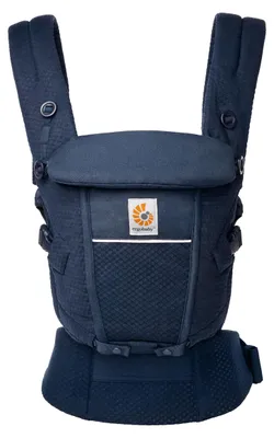 Productafbeelding van Ergobaby Adapt Softflex Mesh babydrager, donkerblauw