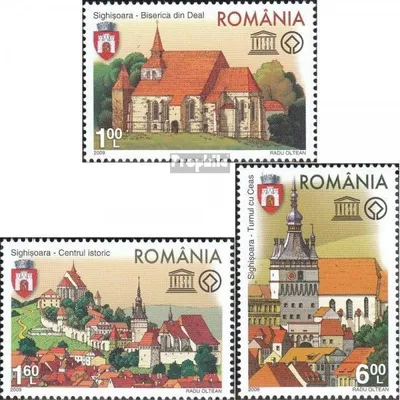 Produktbild von Briefmarken Rumänien 2009 Mi 6367-6369 (kompl.Ausg.) postfrisch UNESCO - Welterbe