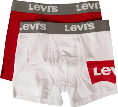 Produktbild von LEVI'S Boxershorts für Jungen 2er-Pack Kleidungsstücke Stretch-Baumwolle Stretch sichtbar Artikel 9L0144, L 158-164cm / 14-16 yrs, Cotone 95%,Elasthan 5%