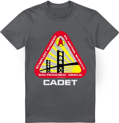 Obrázok produktu pre Star Trek - Tričko "Kadet Hviezdnej flotily" pre mužov TV5865 (4XL) (Charcoal)