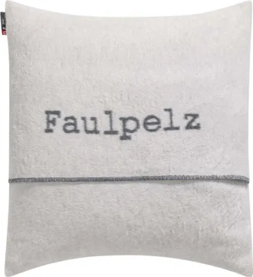 Produktbild von David Fussenegger Kissenhülle Verona 'Faulpelz' 50 x 50 cm Filz - Gau