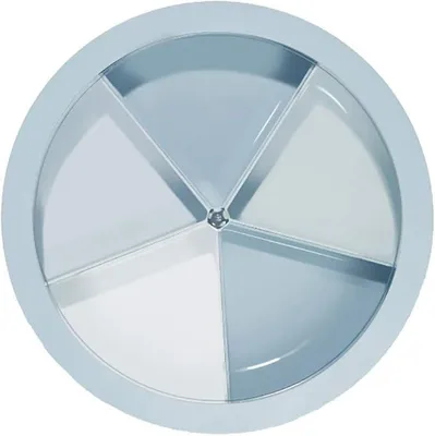 Snack-Aufbewahrungsbox mit 5 Fächern, Blau, 28,5 cm