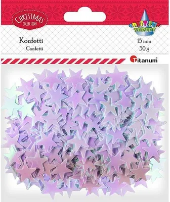 Immagine prodotto di Stelle di coriandoli 19 mm 30 g rosa pallido
