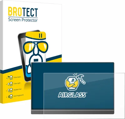 Produktbild von BROTECT Schutzglas für Arzopa Z1FC 16.1" Schutzfolie Panzer Folie Glas Display Schutz klar