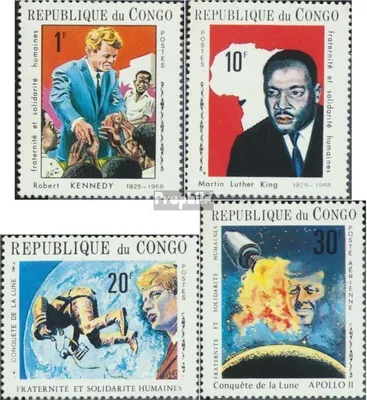 Produktbild von Briefmarken Kongo (Brazzaville) 1970 Mi 212-215 (kompl.Ausg.) postfrisch Menschenrechte