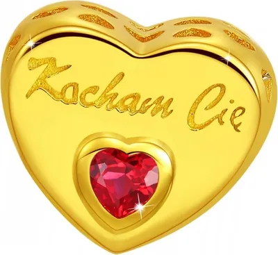 Immagine prodotto di Ciondolo Pandora a forma di cuore in oro: Ti amo