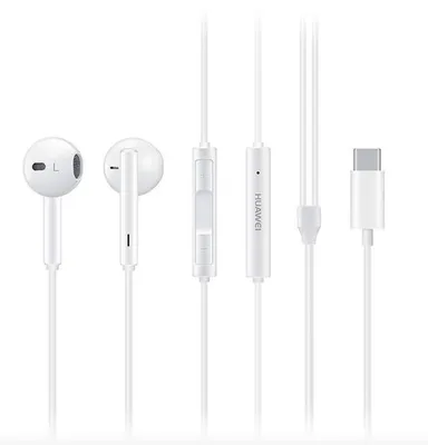 Produktbild von Original Kopfhrer Huawei In-Ear CM33, Mikrofon, USB Typ C, Wei