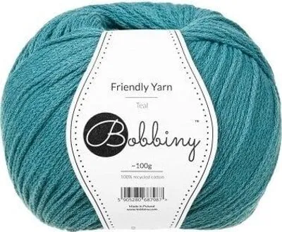 Zdjęcie produktu dla Bobbiny Friendly Yarn Teal Przędza dziewiarska