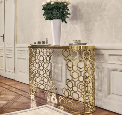 Immagine prodotto di Consolle design Consolle d'arredo credenza d'oro