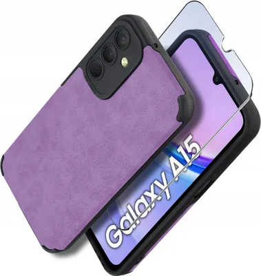 Obrázok produktu pre Silikónové puzdro Samsung A15 5G KOŽENÉ PUZDRO VINTAGE + ochrana displeja 9H