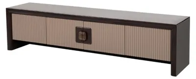 Image de Meuble TV en bois marron Meuble TV de salon