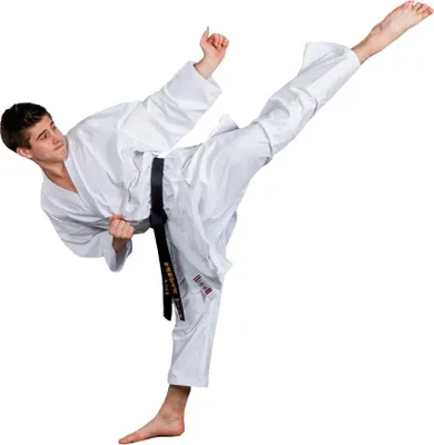 Produktbild von KAITEN Kumite Karateanzug New Dynamic - Karate Gi weiß 8 oz - Hose mit Gummizug - Größe 180 cm
