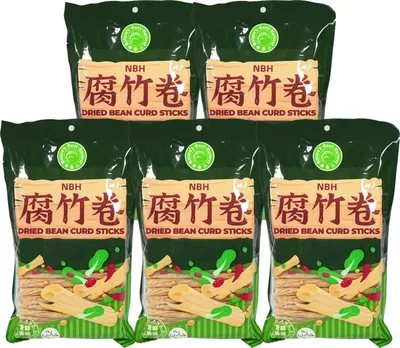 Produktbild von NBH Dried Bean Curd Sticks Tofuhaut 5x300g