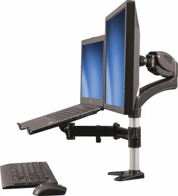 Obrázok produktu pre StarTech.com ARMUNONB, Svorka, 8 kg, 38,1 cm (15"), 68,6 cm (27"), 100 x 100 mm, Hliník, Čierna