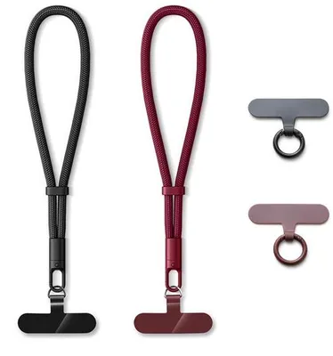 Productafbeelding van MORSUNBELA Korte telefoonketting, mobiele telefoonband, universele polsketting voor telefoon, telefoonhanger