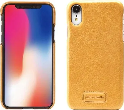 Produktbild von Pierre Cardin Backcover für iPhone XR Gelb