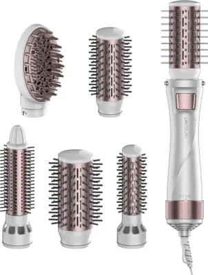 Image de Cecotec 03446 outil de coiffure Multistyler Warm Grey, Pink gold 1000 W 1.8 m