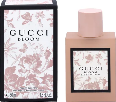 Produktbild von Gucci Bloom, Frauen, 50 ml, Nicht nachfüllbare Flasche, Bergamotte, Zitrone, Mandarine, Neroli, Jasmin, Orangenblüte, Tuberose, Moschus, Sandelholz