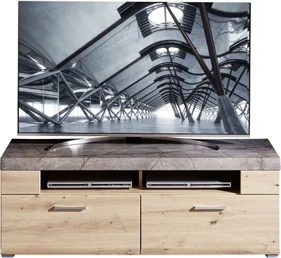 Produktbild von TV-Lowboard Unterschrank Fernsehtisch HiFi Element Rack Schrank "Springhill I"