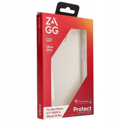 Obrázok produktu pre ZAGG Crystal Palace, Ochranný obal, Apple, iPhone 15/14 Plus, 17 cm (6.7"), Priehľadná