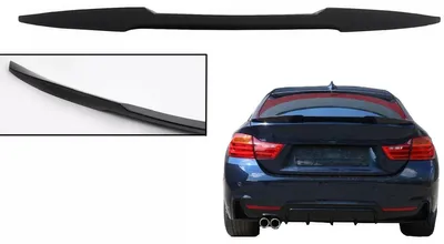 Imagen del producto de Alerón trasero para maletero, diseño M4, color , compatible con BMW Serie 4 Gran Coupé F36, modelos de 2014 a 2019.