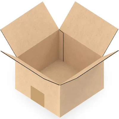Produktbild von KK Verpackungen 500 Stück Versandkartons 150 x 150 x 100 mm Kartons 1-wellig, Faltkartons