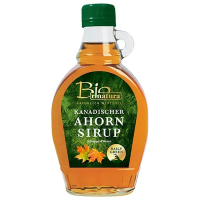 Obrázek produktu pro Organický kanadský javorový sirup Rinatura třídy A jemně sladký a jemný 250ml