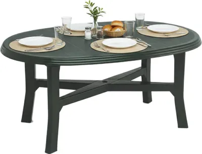 Produktbild von Simmsville - Gartentisch 165x110x72h cm Grün, 6 Plätze  Italy