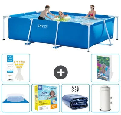 Productafbeelding van Rechthoekig zwembad - 300x200x75 cm - 5-delig, model S71