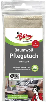 Produktbild von Poliboy Baumwoll Pflegetuch 2 Stück