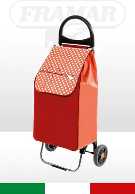 Produktbild von Einkaufswagen mit 2 Rädern und wasserdichter Tasche